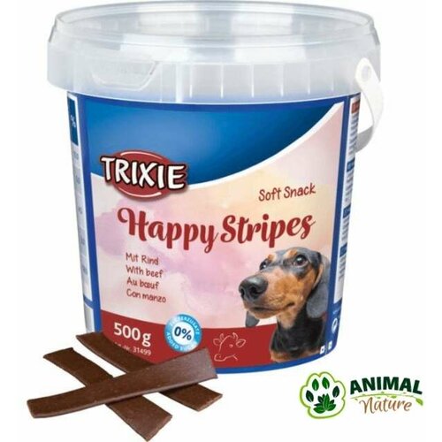 Trixie happy stripes poslastice za pse sa ukusom govedine Slike