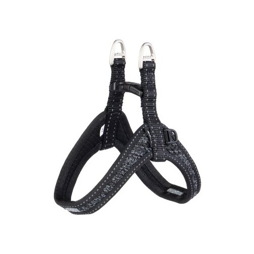 Rogz fast-fit klasičan am za pse, xs, 12mm - 3/8", crni Cene