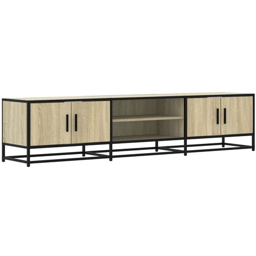 Maison Chic TV omarica - TV stojalo - Televizijska omarica sonoma hrast 180x35x41 cm inženirski les, (21700937) Slike