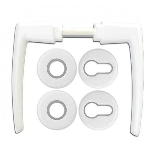 Madras doo Beograd Kvaka MARA za drvena vrata, sa ROZETOM-CILINDAR, siva BANE (1600.88.247) Cene