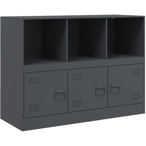 Maison Chic Komoda - Predalnik antracitna 99x39x73 cm jeklo, (21715864) Slike