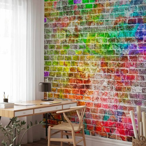  Foto tapeta - Rainbow Wall 300x210 Premium Cene