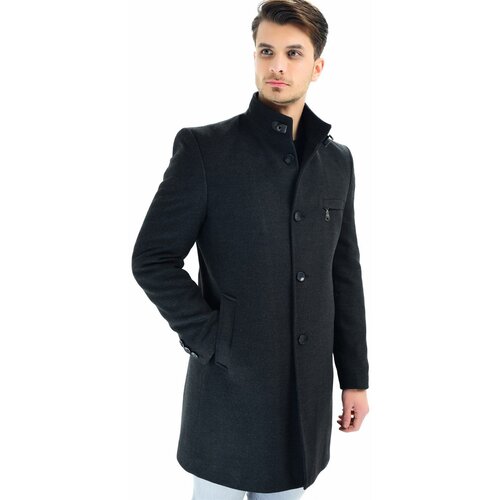 Dewberry PLT8367 MEN'S COAT-ANTHRACITE Cene