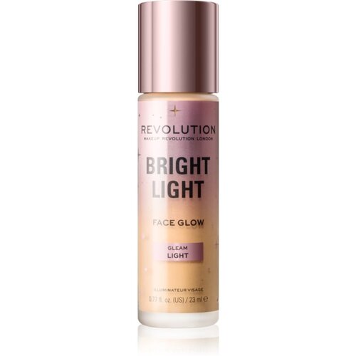Makeup Revolution Bright Light posvetlitveni tonirani fluid odtenek Gleam Light 23 ml Slike
