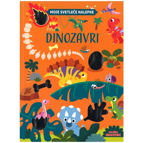 Grahovac Moje svetleče nalepke, Dinozavri Slike