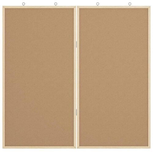  Bilten ploča Crna 80 x 80 x 1.4 cm Masivna borovina Slike