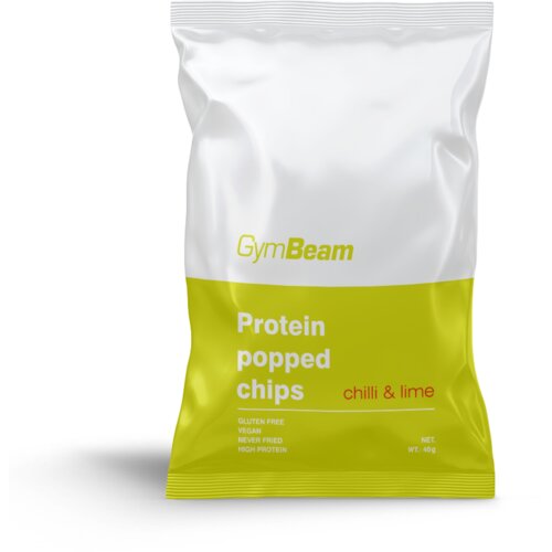 GymBeam proteinski čips 40 г chilli and lime Cene