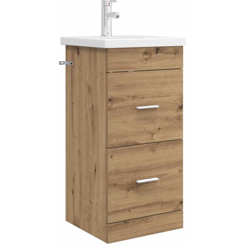 vidaXL Kopalniška omarica s pomivalnikom Artisan hrast, (5000245370) Cene