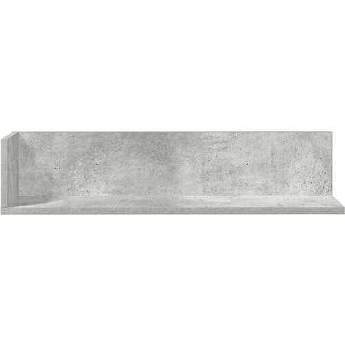  Zidne police 2 kom Beton siva 75x16,5x16,5 cm Konstruirano drvo Slike
