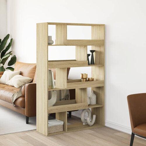 vidaXL Knjižna omara sonoma hrast 100x33x156,5 cm inženirski les Cene