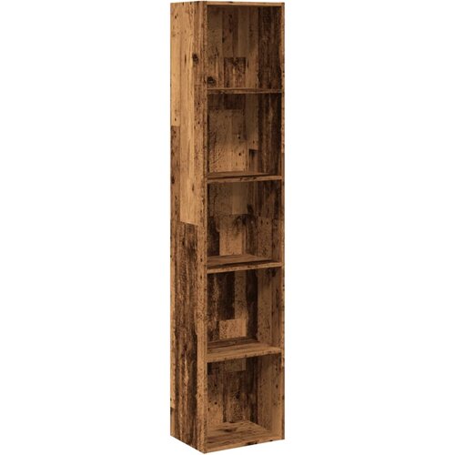  Regal za knjige boja starog drva 40x30x189 cm konstruirano drvo Slike