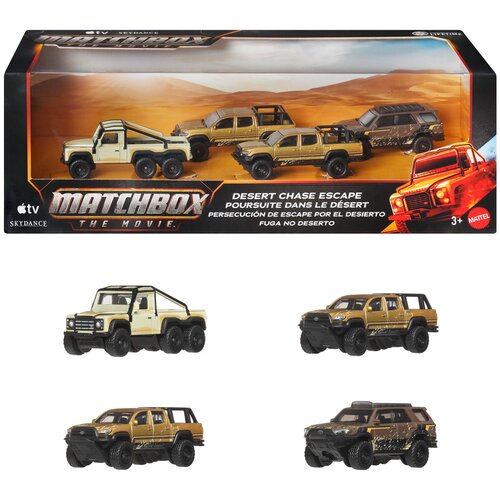Mattel Matchbox Iz filma: Bijeg iz pustinjske potjere - kolekcionarski multipack autića 1/64 &amp;ndash; Slike