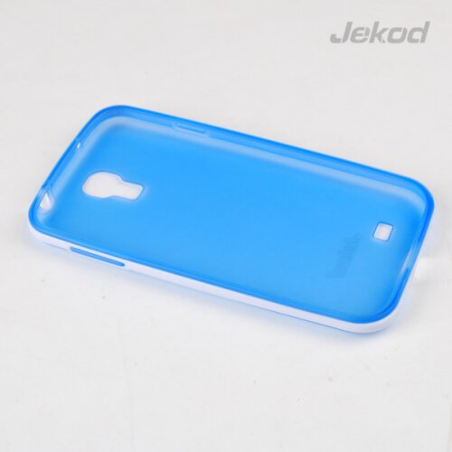 Jekod silikonski ovitek Samsung Galaxy S4 i9500 TPU/T prozorno moder z okvirjem + Zaščitna folija Cene