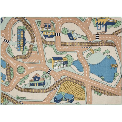 RugsX Preproge REBEL ROADS PREPROGA Playtime 32 Mestece, nedrseč 95x133 cm Bež Cene