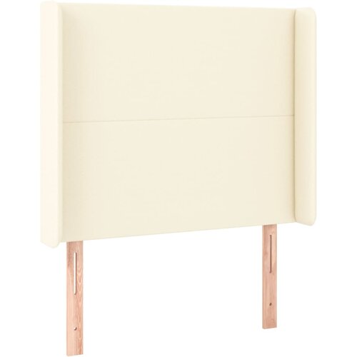vidaXL Vzglavje z ušesi krem 83x16x118/128 cm umetno usnje, (20954479) Cene