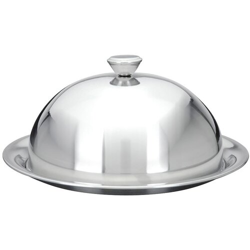 Excellent Houseware Jeklen servirni pladenj s senčnikom 24x10 cm, (5000009912) Slike