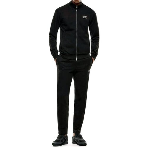 Emporio Armani Mu&scaron;ka komplet trenerka EA7 Train Core ID T-Suit T-Top FZ OH Coft CC, Crna Cene