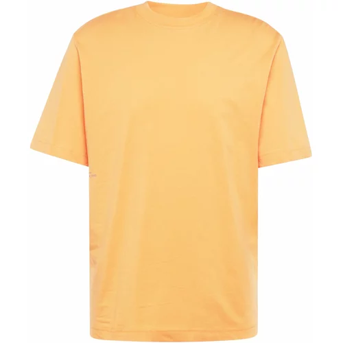 Jack & Jones Majica 'SIGNAL' siva / svetlo oranžna / črna / bela
