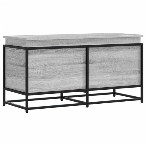  Kutija za pohranu boja hrasta 100x40x51,5 cm konstruirano drvo Slike