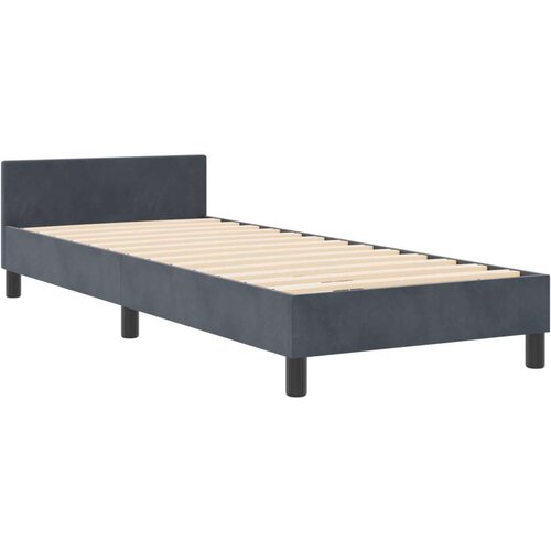 VidaXL krevet s okvirima tamno siva 80x200 cm bar&amp;scaron;un Slike