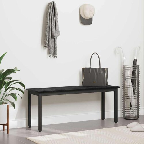  Klupa Crni hrast 110 x 35 x 45 cm Konstruirano drvo Slike