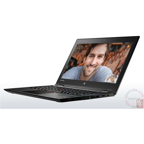 Lenovo ThinkPad Yoga 260 (20FD001XCX), 12.5 FullHD IPS touch (1920x1080), Intel Core i5-6200 2.3GHz, 8GB, 256GB SSD, Intel HD Graphics, USB3.0, Win 10 Pro, black laptop Slike