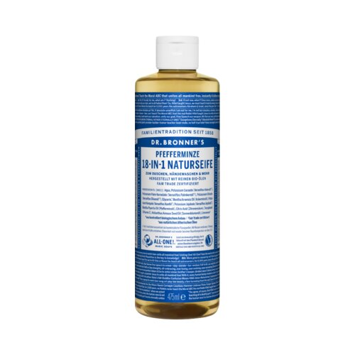 DR. BRONNER&amp;#039;S 18u1 prirodni sapun menta - 475 ml Slike