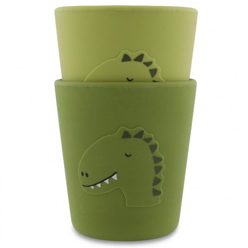 Trixie komplet 2 silikonskih kozarčkov mr. dino Slike