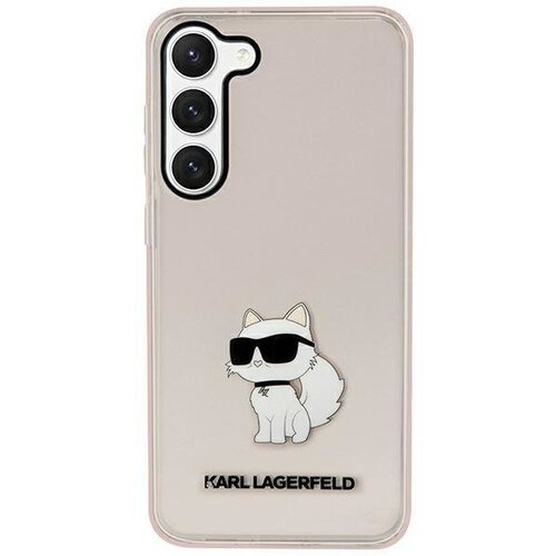 Karl Lagerfeld Ovitek KLHCS23SHNCHTCP, Samsung Galaxy S23, roza, (20986262) Cene