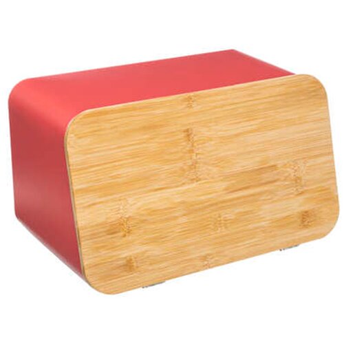  KUTIJA ZA KRUH S DASKOM ZA REZANJE MODERN 37X22,5x23,5 CRVENA FIVE Cijene