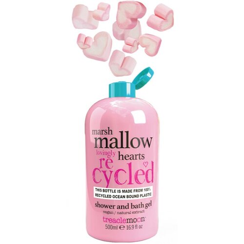 Treaclemoon Marshmallow Hearts gel za kupku i tu&amp;scaron;iranje 500 ml Slike