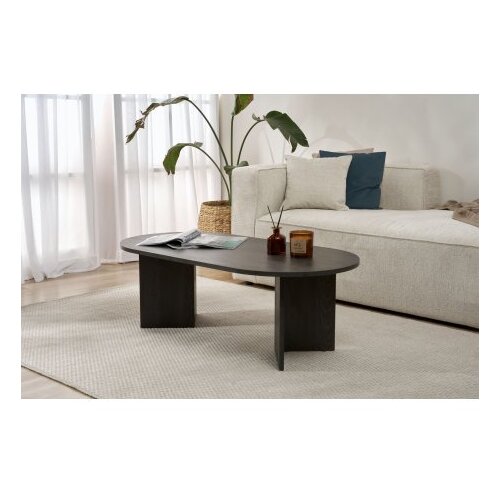 Hanah home klub sto Sable, 119x40x60 cm, Crni Slike