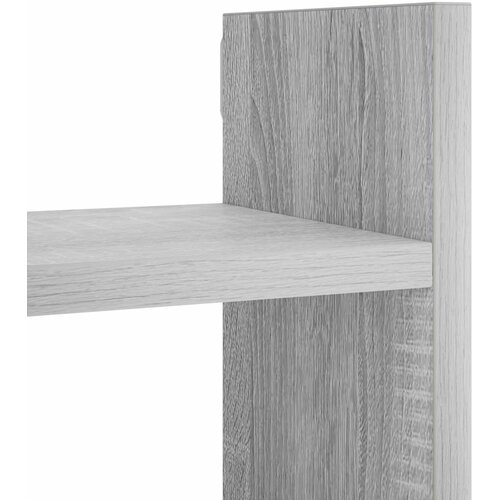  Zidna polica Siva Sonoma 90 x 17 x 32 cm Prerađeno drvo Slike