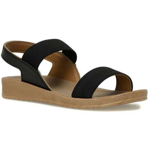 Polaris Sandals - Black - Flat