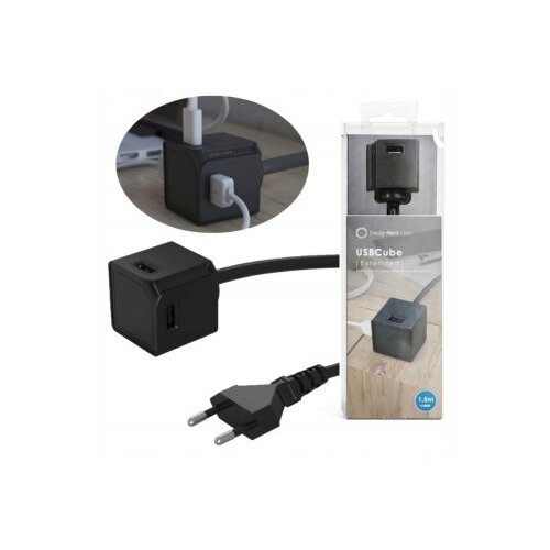 Allocacoc 4xUSB Cube 1.5m Produžni kabl 10464BK/EUEUMC Cene