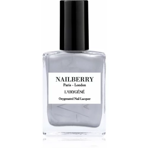 Nailberry L'Oxygéné lak za nohte odtenek Silver Lining 15 ml