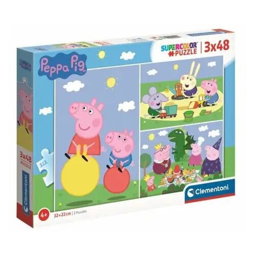 Clementoni Peppa Pig 3x48kom set puzzle - Slike
