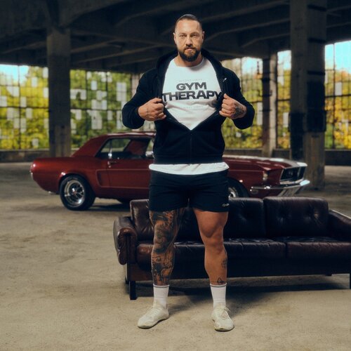 GymBeam Muška dukserica Zone Zip Up Black Cijene