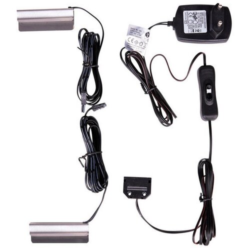Mömax Set Osvetlitve Steklenih Polic Led Glasboden Clips Cene