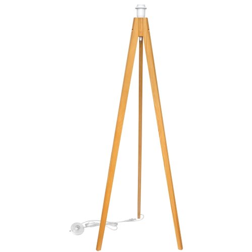  podna lampa helen 1xE27/15W/230V krem/zlatna/hrast Slike