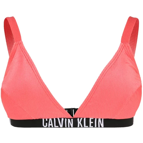 Calvin Klein Swimwear Bikini gornji dio koraljna / crna / bijela