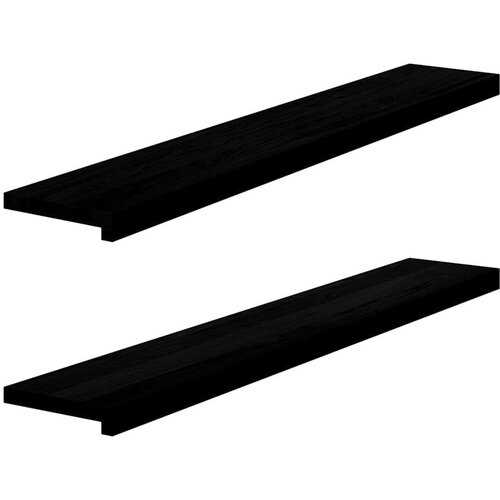  Prozorske klupice 2 kom tamnosmeđe 120x20x2 cm masivne hrast Cijene