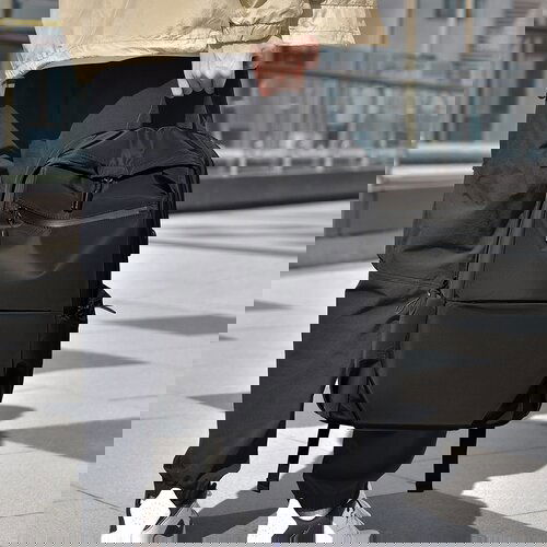 INF Večfunkcijski najlonski nahrbtnik za potovanja in delo Black, (21729979) Slike