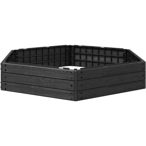  Povi&amp;scaron;ena gredica Crna 148 x 129 x 25 cm PP Slike