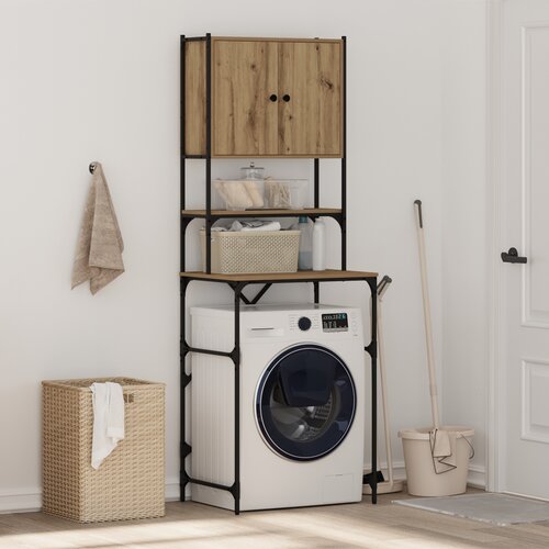 vidaXL Ormar za perilicu rublja Artisan hrast 68x48,5x194 cm Cijene