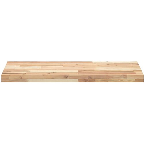  Plutajuće police 3 kom 80x40x4 cm Neobrađeno puno drvo akacije Slike
