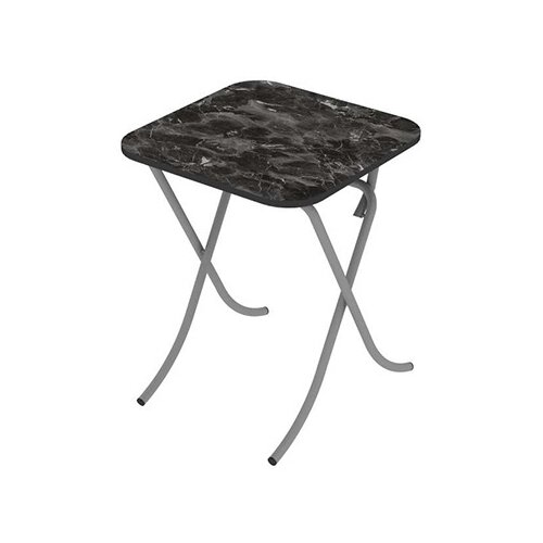 Alesta Sklopivi sto 60x60cm crni mermer AL10032CM Slike