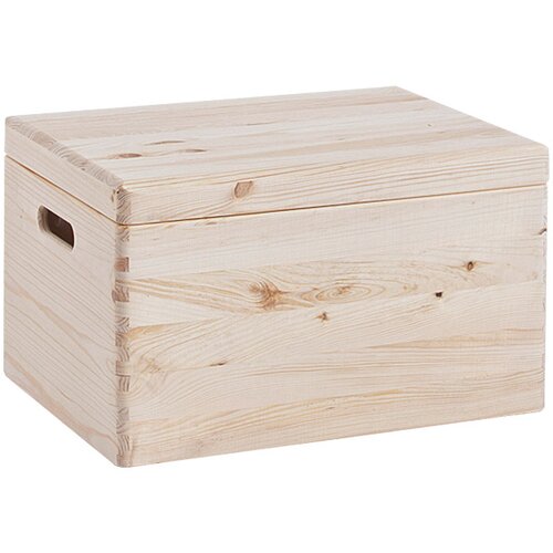 ZELLER drveni sanduk (40 x 30 x 23 cm, bor) Cijene