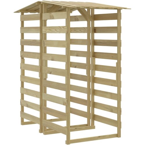 Pergole s krovom 2 kom 100 x 90 x 200 cm impregnirana borovina Slike