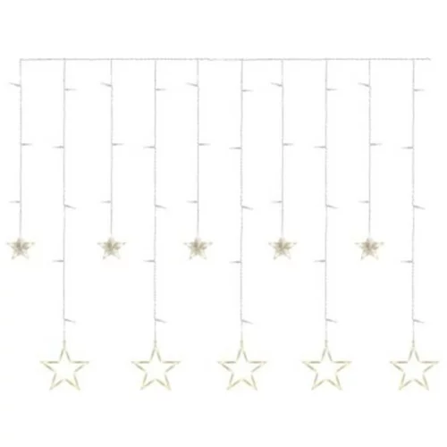 Emos LED božični zastor – zvezde, 185x105 cm, DCGW12